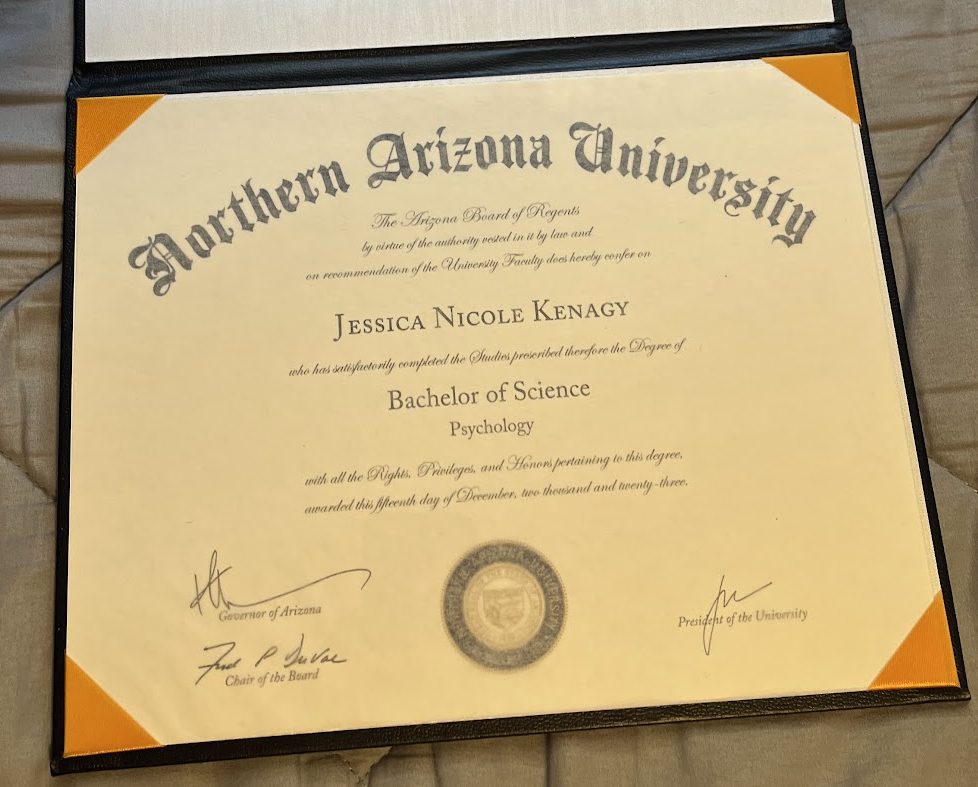 NAU Psychology BS Diploma
