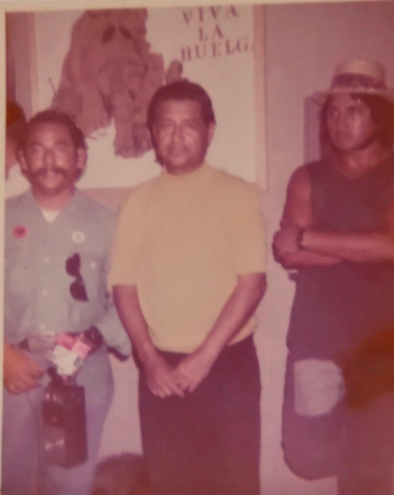 Father with Cesar Chavez