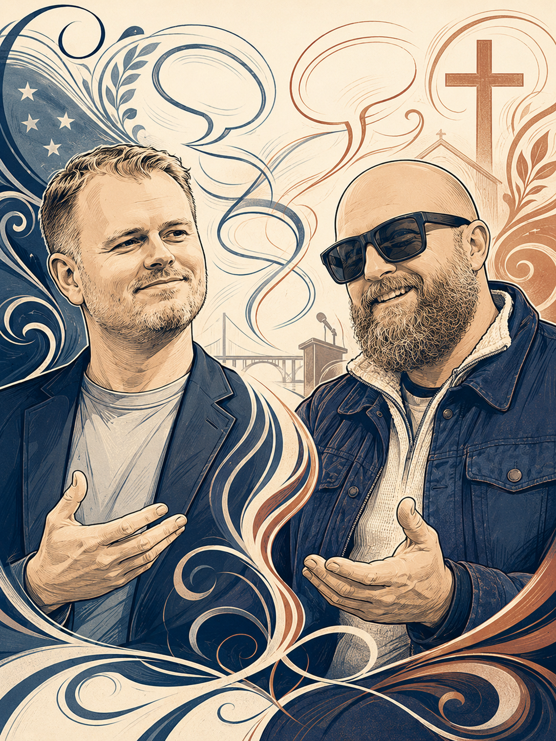 vile or virtuous: liberal military vet + evangelical pastor speak on kirk