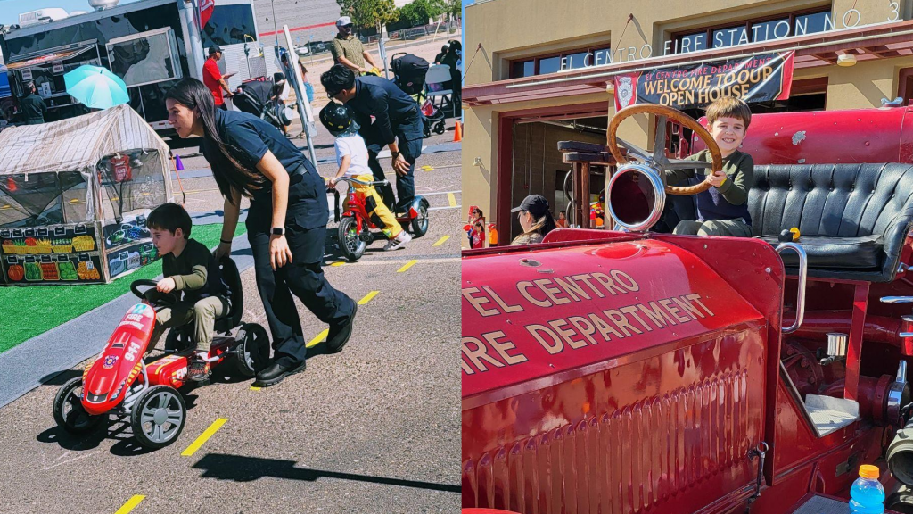 old glory, open doors, and one curious kid: a morning at el centro’s fire station